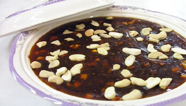 Traditional Omani halwa dessert